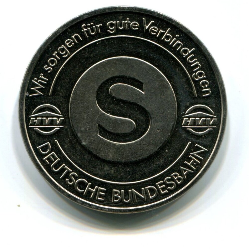 1983 Germany Bundesbahn Medal (b735-8)